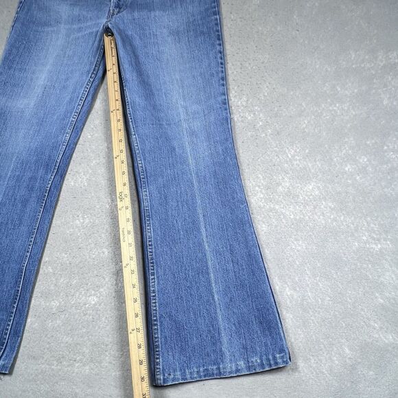 Vintage 1970s Levis 517 Jeans Mens Size 36 Blue Denim Jeans Orange Tab Pockets - Picture 7 of 16
